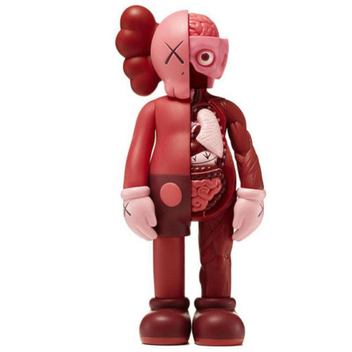 Kaws red figure doll