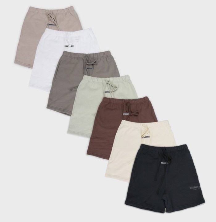 1:1 quality version Fear of God Fog ESSENTIALS shorts 7 colors