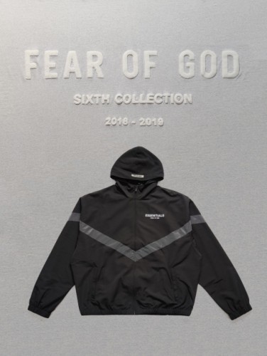 1:1 quality version Fear of God 3M logo jacket