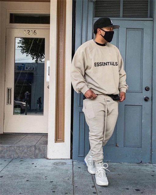 [buy more save more] 1:1 quality version fear of god fog essentials crewneck 6 colors (with 2021 new plastic bag)