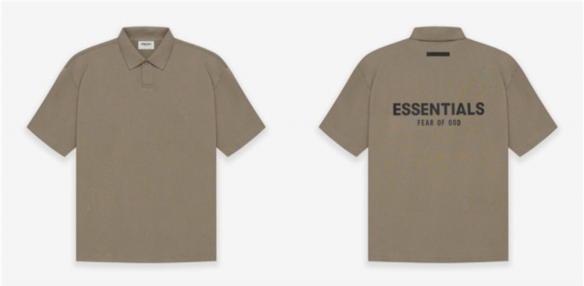 [buy more save more] 1:1 quality version fear of god essentials black lable 2021 polo shirt tee