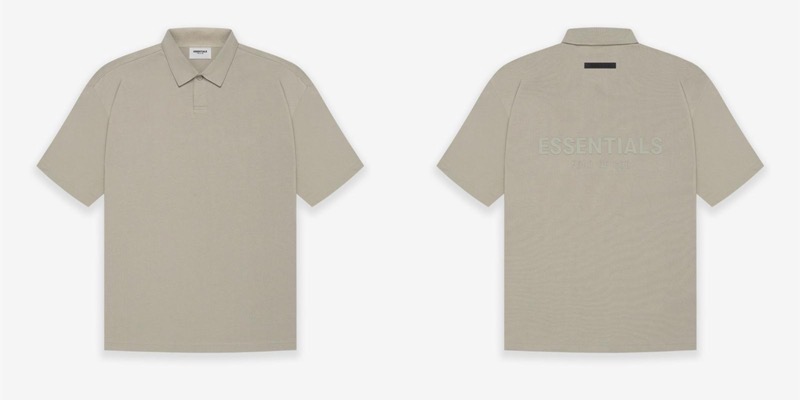 [buy more save more] 1:1 quality version fear of god essentials black lable 2021 polo shirt tee