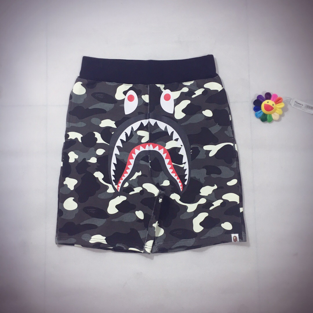 [buy more save more]1:1 version bape shark face shorts 6 styles