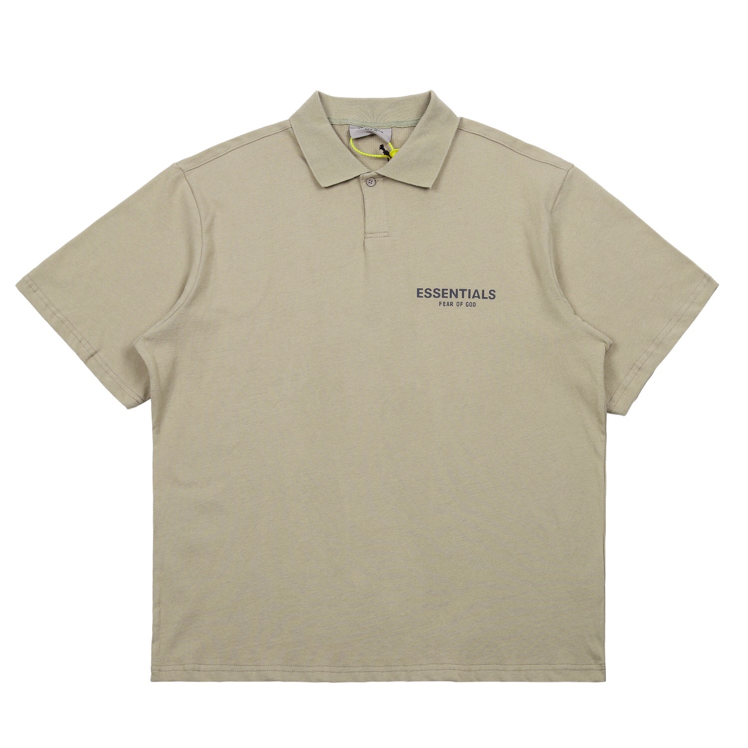 [buy more save more]1:1 quality version fear of god essentials small logo polo tee