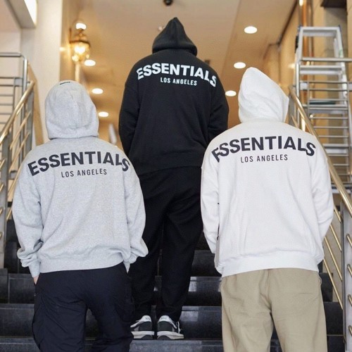 1:1 quality version Fear of God ESSENTIALS Los Angeles limited logo hoodie
