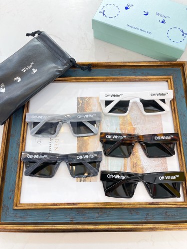 [buy more save more]1:1 quality Off white new logo glasses/ sun glasses 5 colors (with og packing)