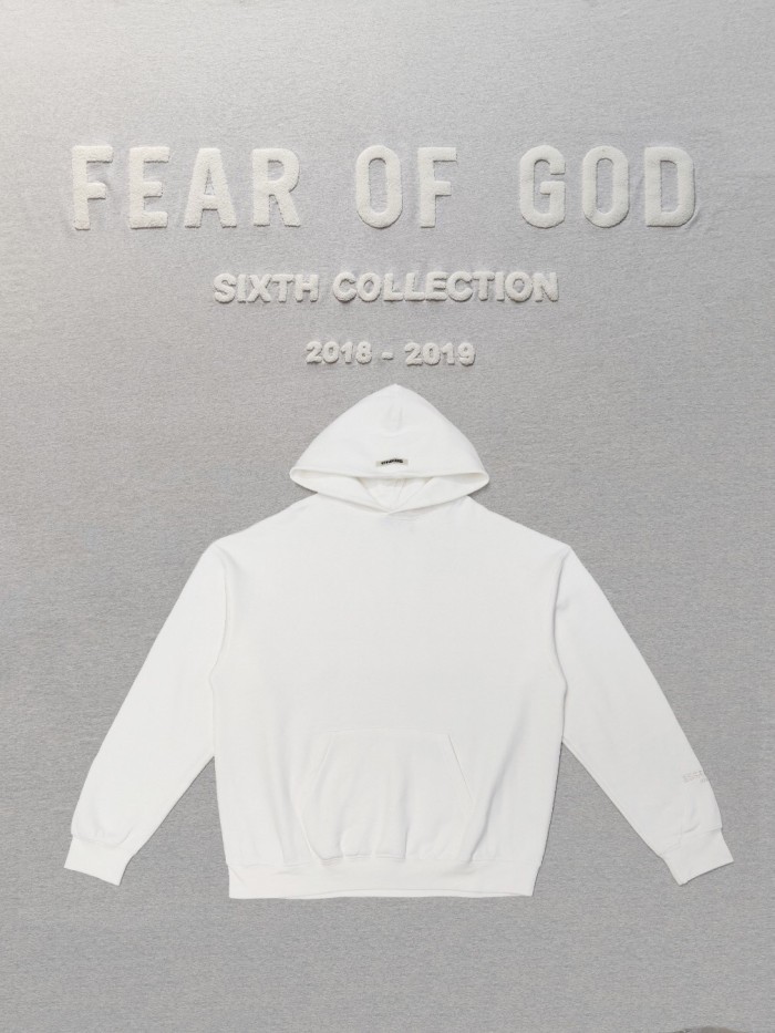 1:1 quality version Fear of God ESSENTIALS Los Angeles limited 3M logo hoodie