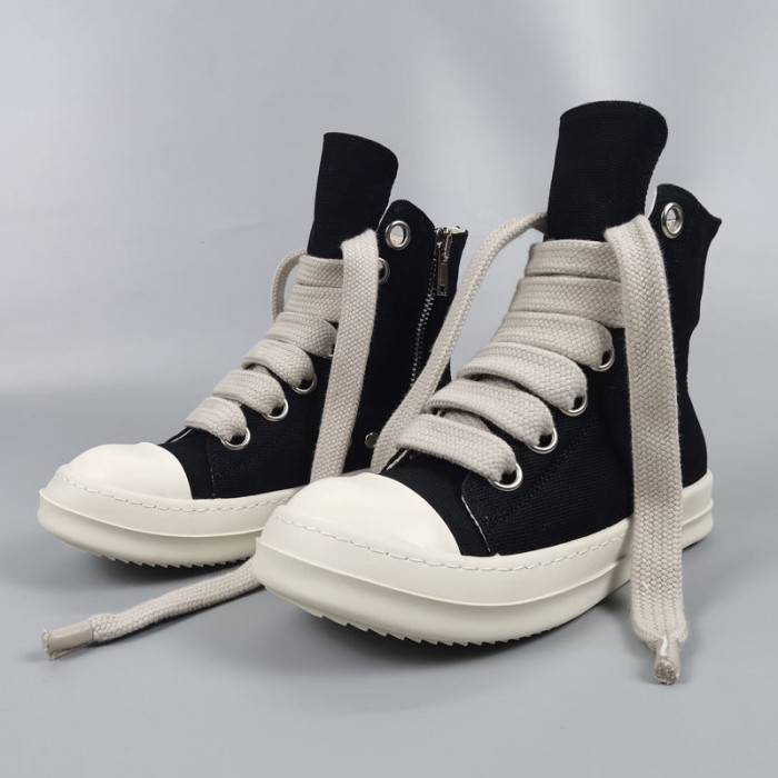 [buy more save more]thick shoelace canvas hi shoes sneaker (with og packing)