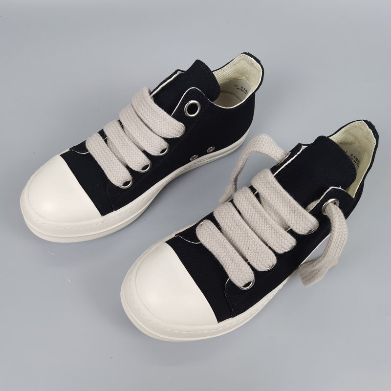 thick shoelace canvas low shoes sneaker (with og packing)