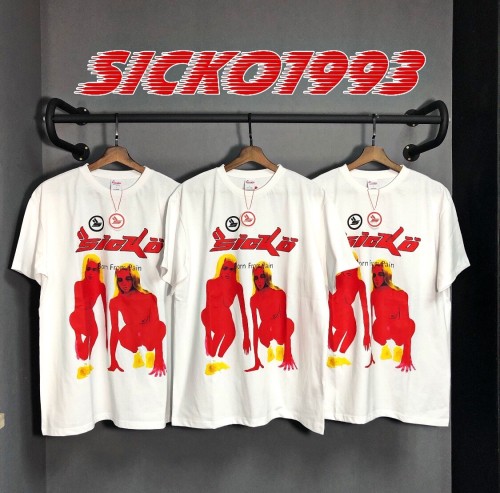 [Buy More Save More]1:1 quality version Sicko.1993 naked women tee