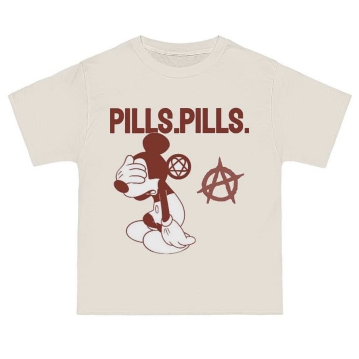 1:1 quality version Reverted PILLS tee