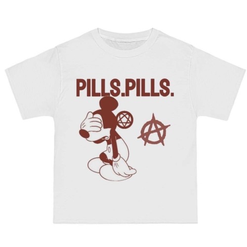 1:1 quality version Reverted PILLS tee