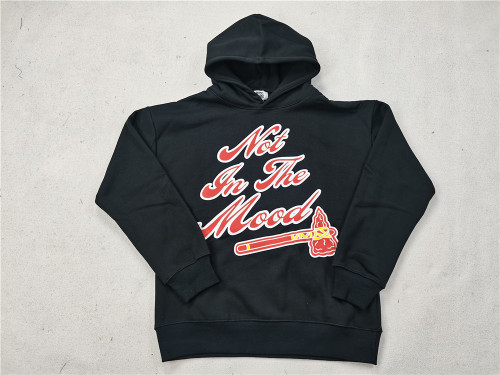 Mood Swings letters & axe logo hoodie-