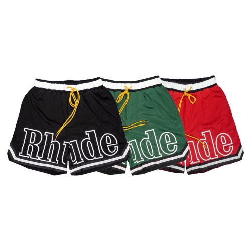 Rhude logo basketball shorts 3 colors-rhude