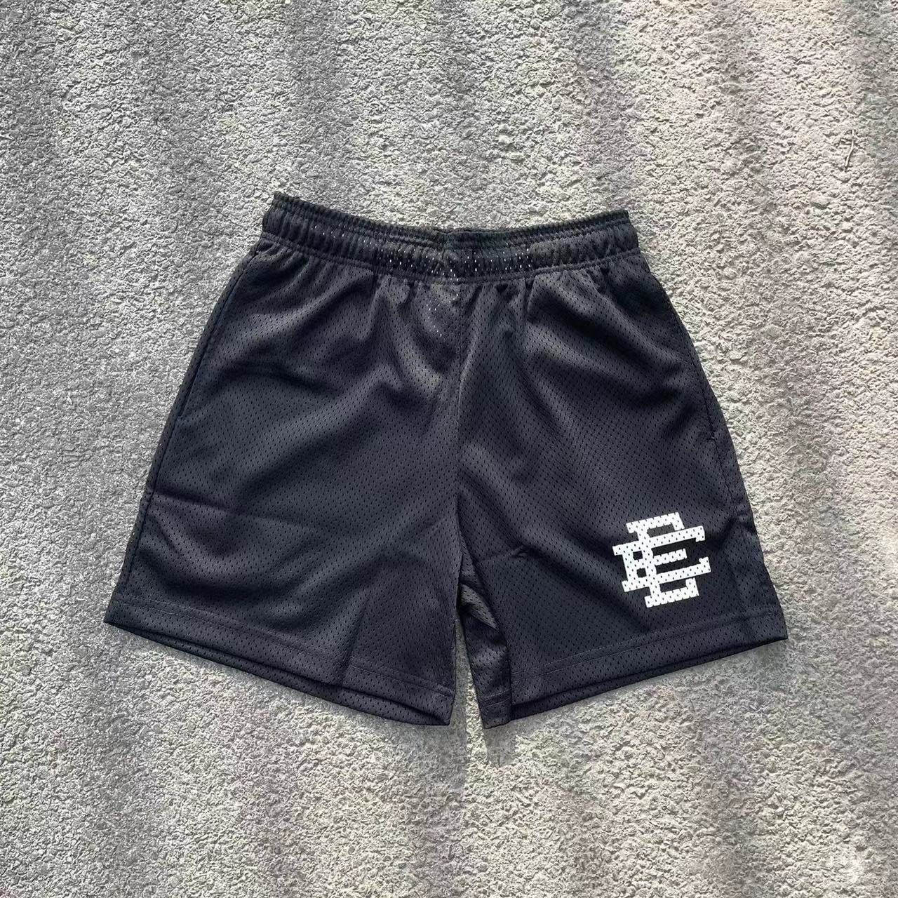 US$ 41.65 - 1:1 quality version Eric Emanuel white logo mesh shorts ...