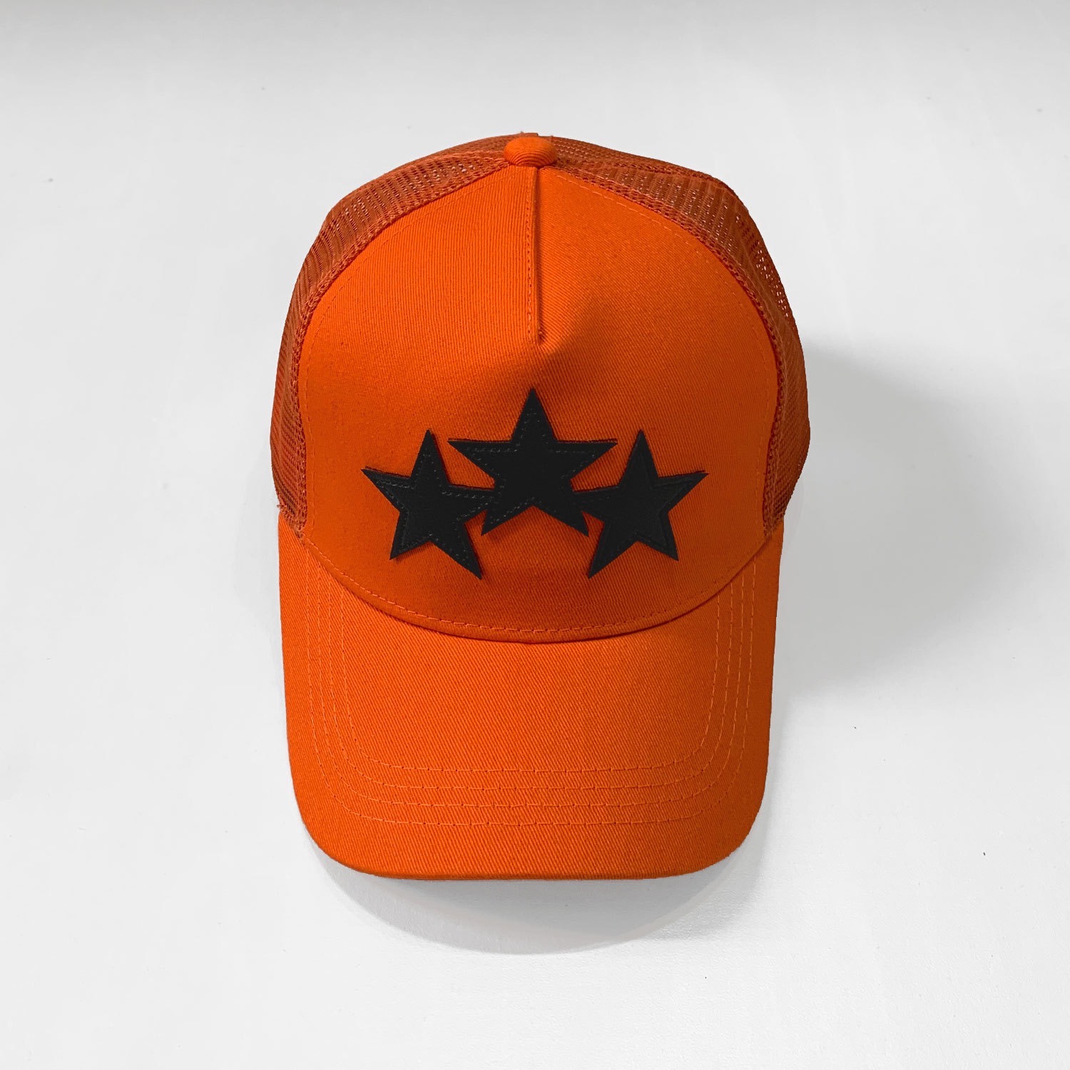 three stars mesh cap