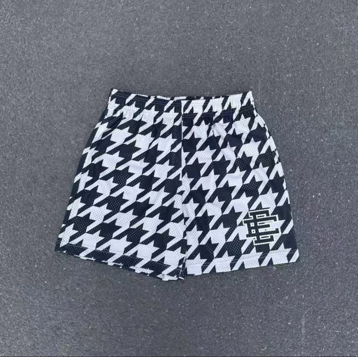 New Version 1:1 quality Eric Emanuel houndstooth shorts 2 colors