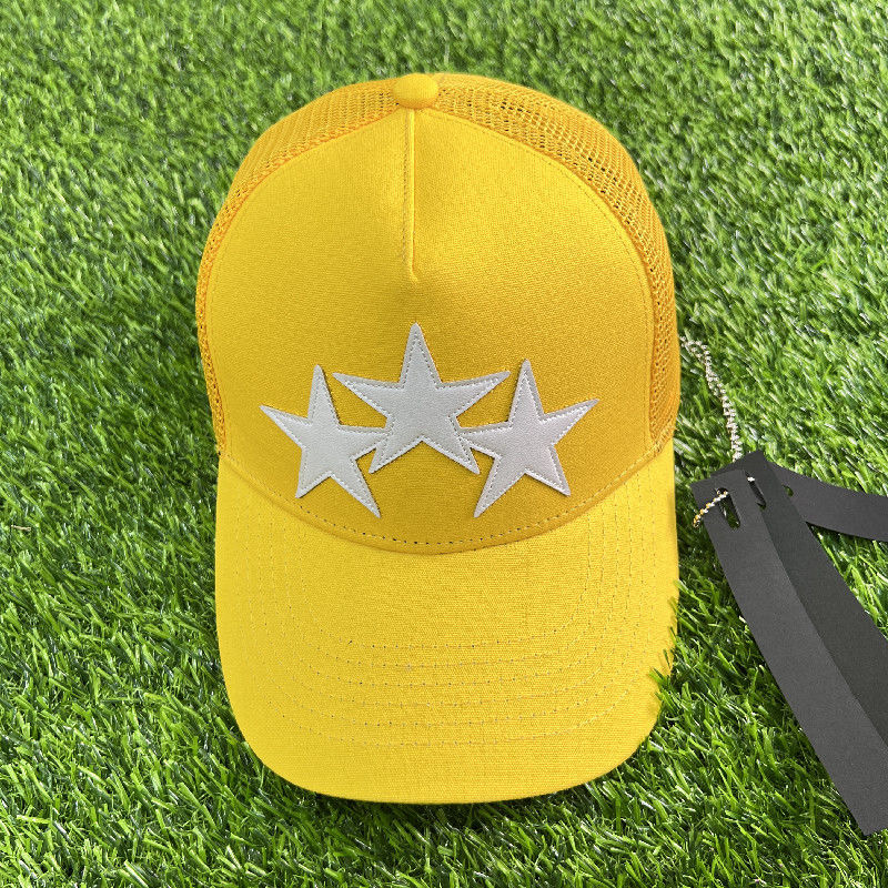 three stars mesh cap