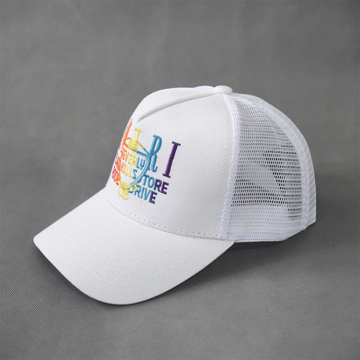 Colorful embroidered hat star tide hat