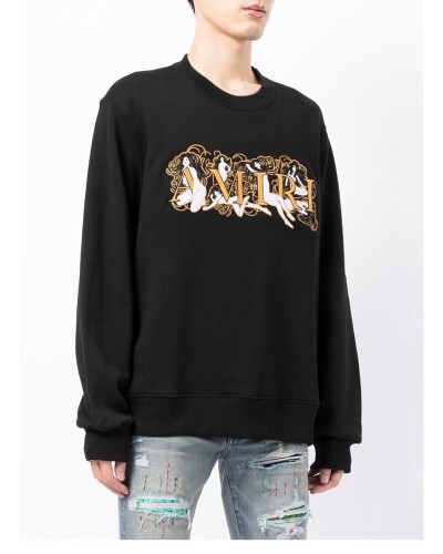 1:1 quality version Embroidered nude women's alphabet hoodie