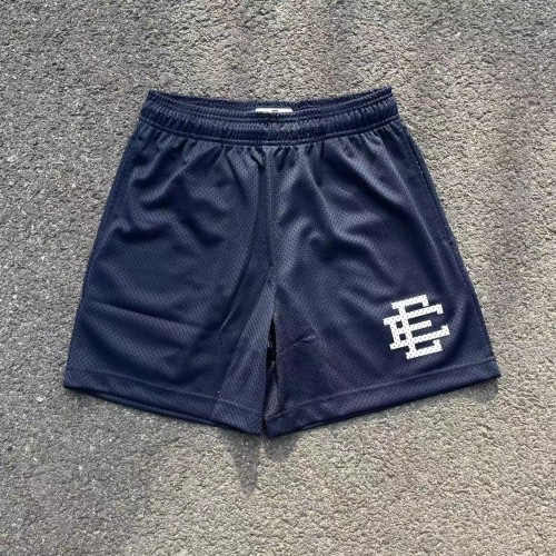 1:1 quality version Eric Emanuel white logo mesh shorts