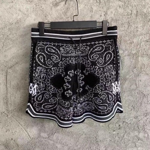 1:1 quality @miri embroidered logo cashmere bandana shorts