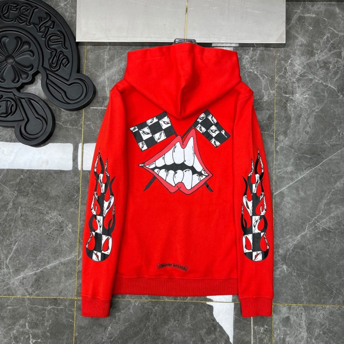 CH Matty boy sex records checker flag red hoodie