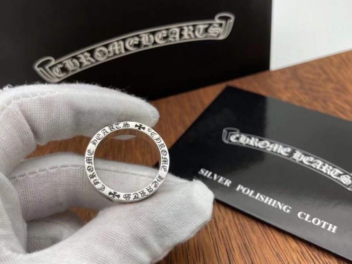 [Buy more Save more]1:1 925 pure silver sword cross logo ring (with packing)