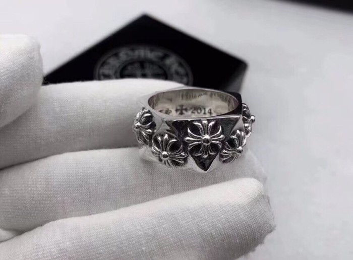 [Buy more Save more]1:1 925 pure silver prismatic cross ring (with packing)