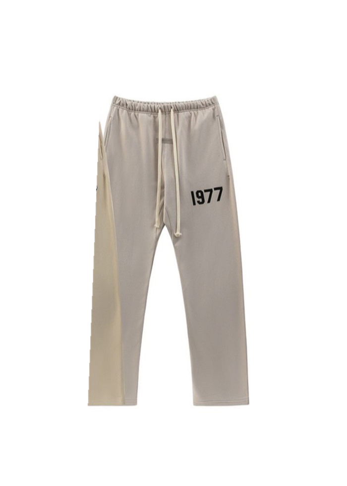1977 flocking printed trousers-1977