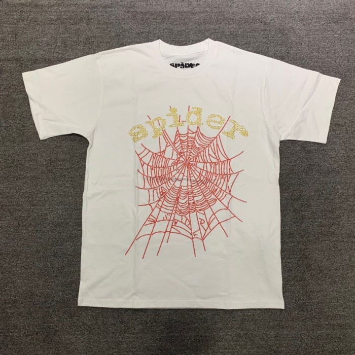 Young Thug Sp5der -Glitter cobweb tee 2 colors
