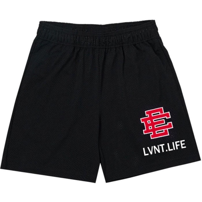 Eric Emanuel LIFE logo mesh shorts