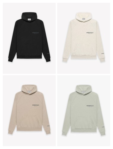 1:1 quality version Fear of God ESSENTIALS small logo pullover hoodie 4 colors-
