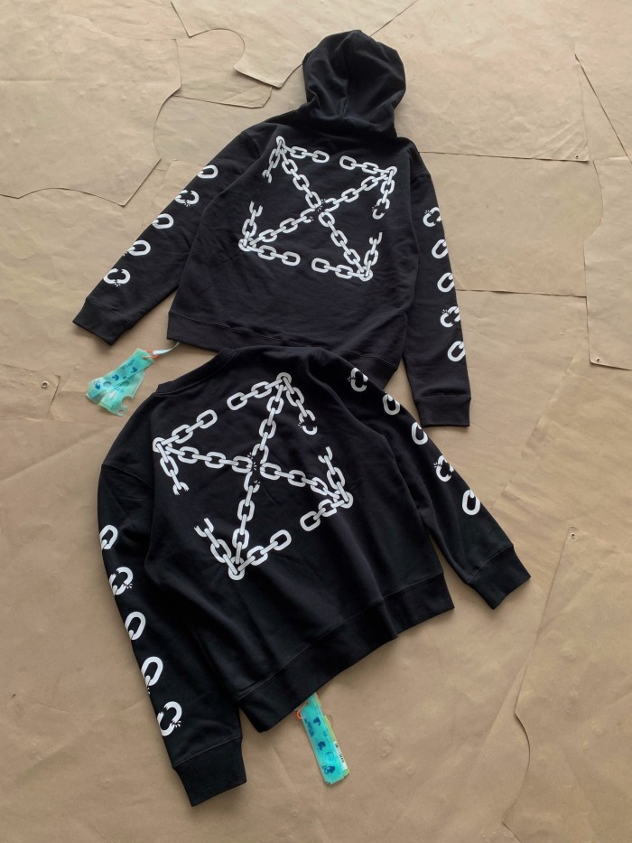 [buy more save more] 1:1 quality version chain print sweatshirt & hoodie-