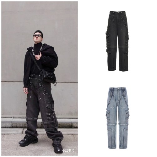 1:1 quality version SS22 oversized jeans-