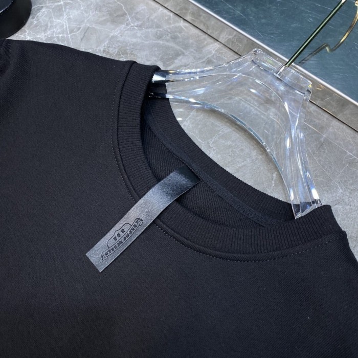 [Buy more Save more]sheepskin logo sweatshirt black white