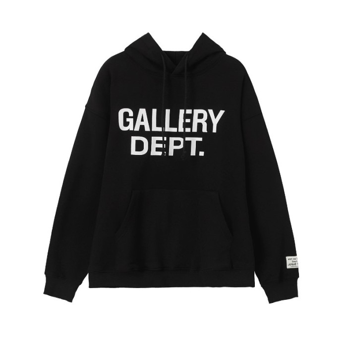 Cloth hoodie with large letter cuffs-