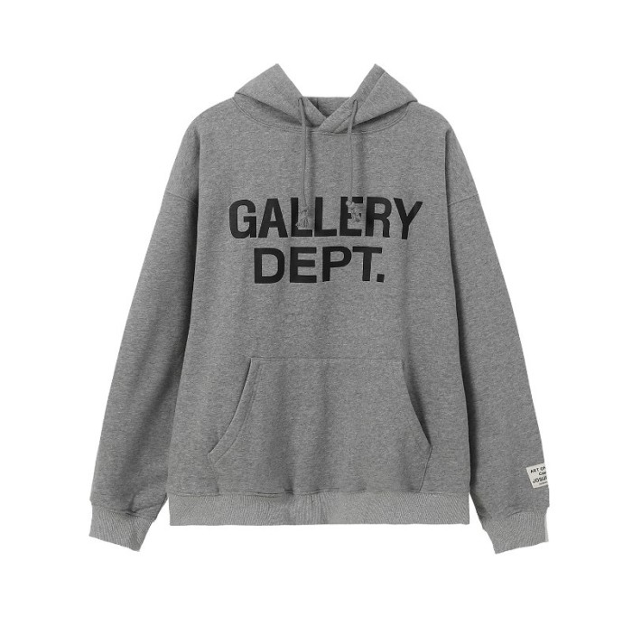Cloth hoodie with large letter cuffs-