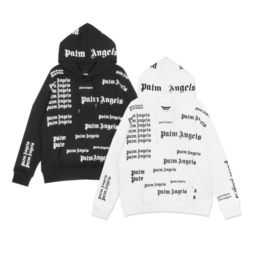 Covered in letter hoodies-