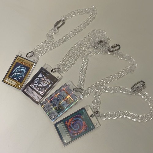 Duel Monsters acrylic chain necklace-