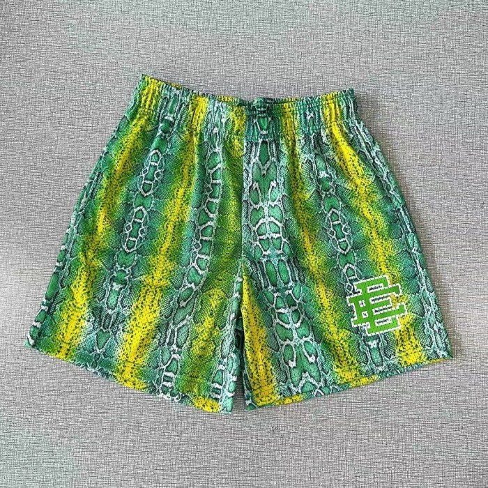 New Version 1:1 quality Eric Emanuel new style python-patterned shorts-
