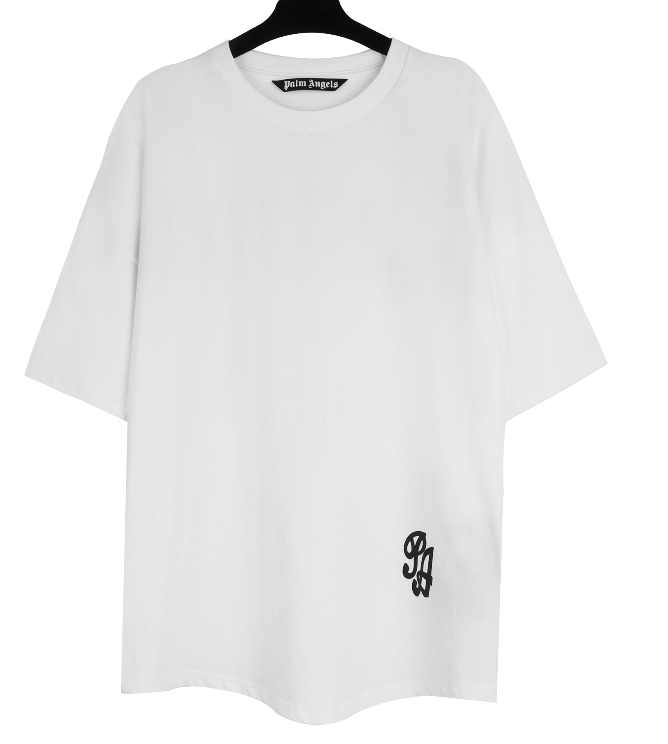 [buy more save more] cursive large letter bat sleeve tee-