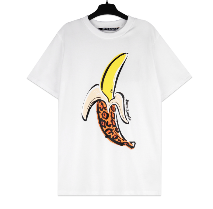 Leopard print banana tee-