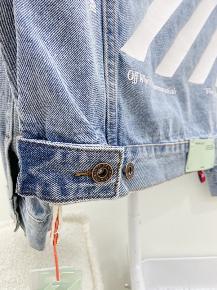 US 79.00 Zebra print denim jacket www.repdog.cn