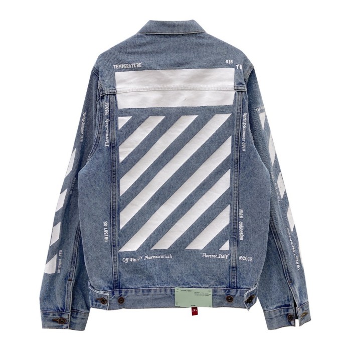 US 79.00 Zebra print denim jacket www.repdog.cn