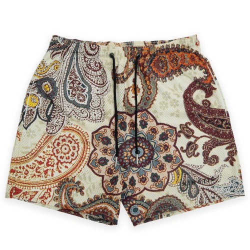 Cashew flower style shorts-2colors