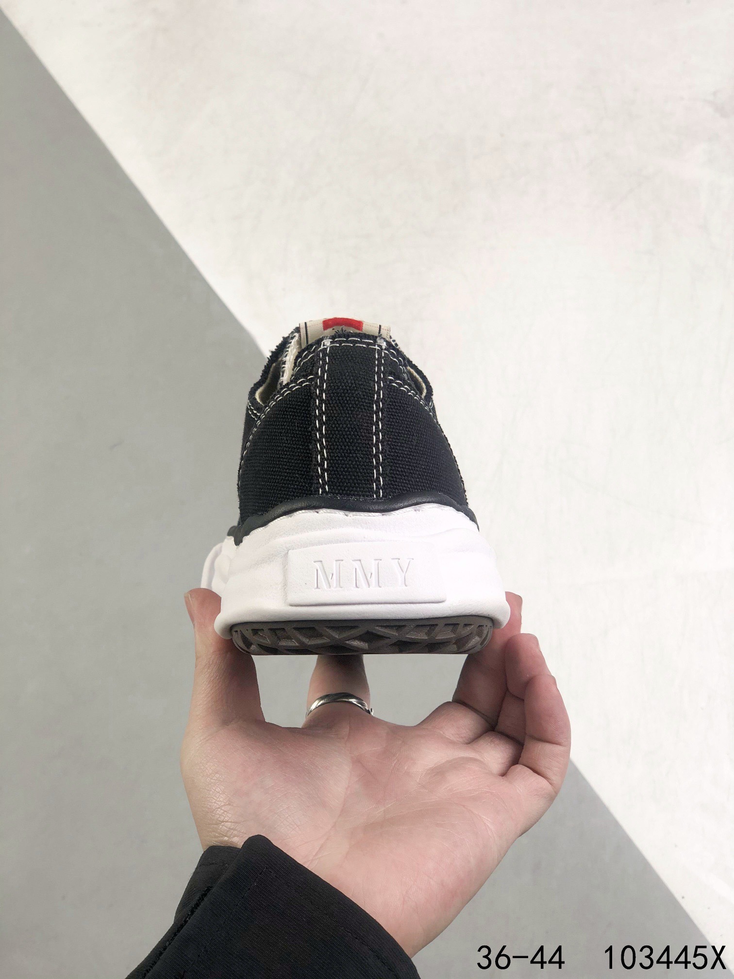 mmy canvas flat toe cap low shoes-