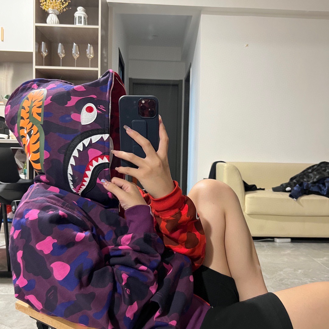 Bape Pink Camo Hoodie & Chrome Hearts Hoodie from RepDog 