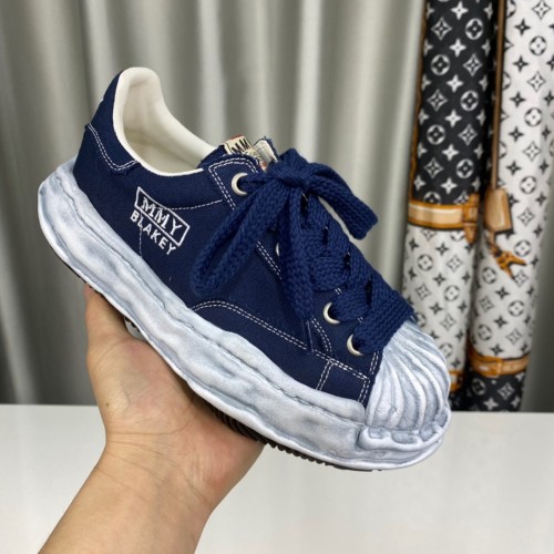 1:1 quality version MMY Low Old blue canvas shoes -