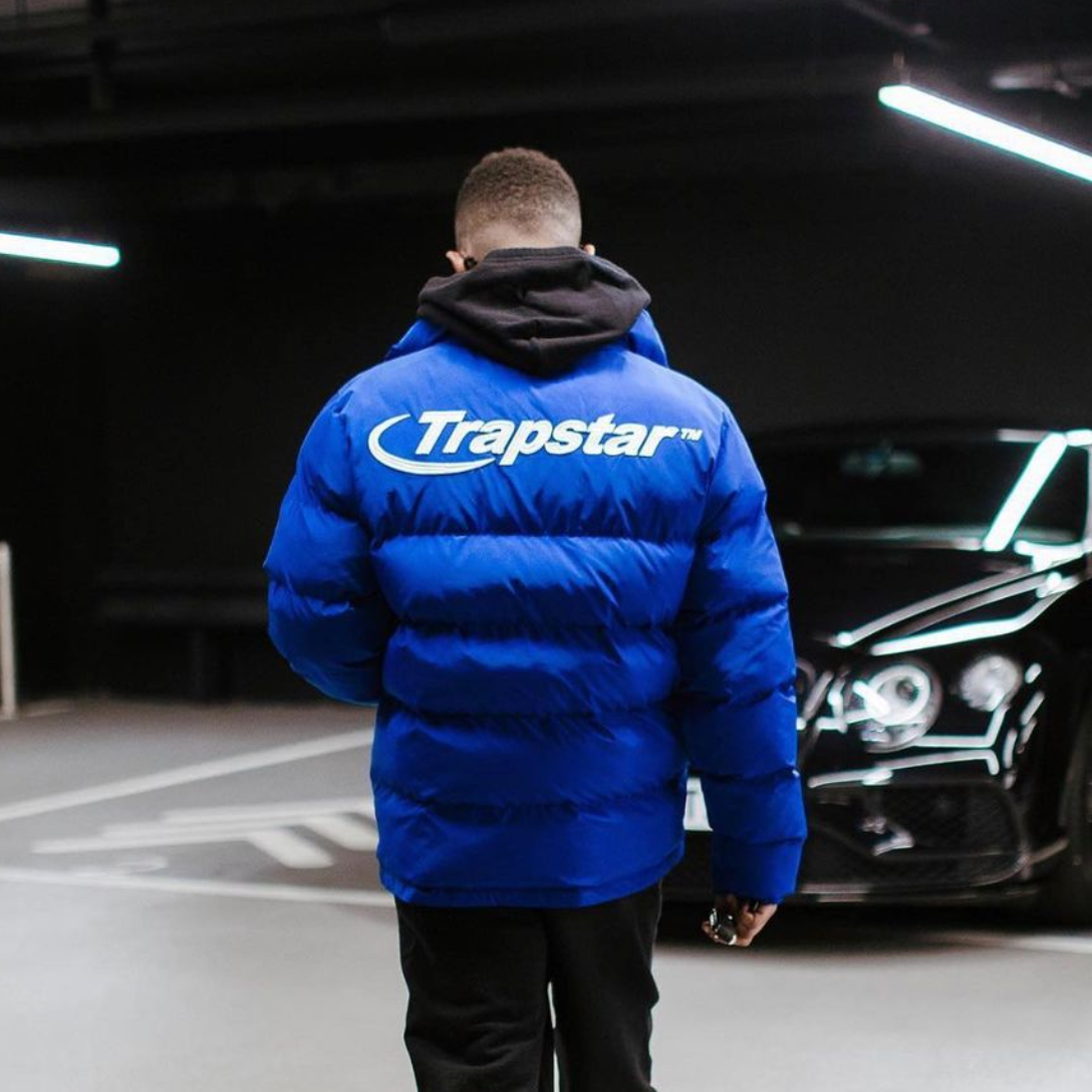 [buy more save more]1:1 quality version trapstar back big embroidered logo winter cotton jacket 4 colors